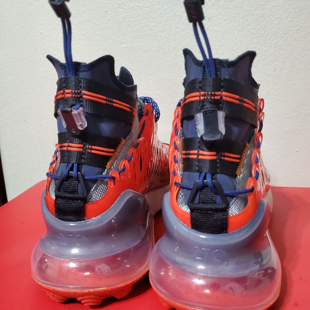 Nike AIR MAX 270 ISPA Terra Orange/Blue Void - Picture 9 of 12